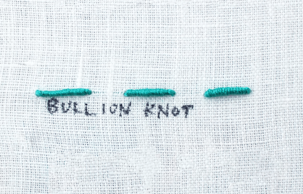 bullion-knot-stitch
